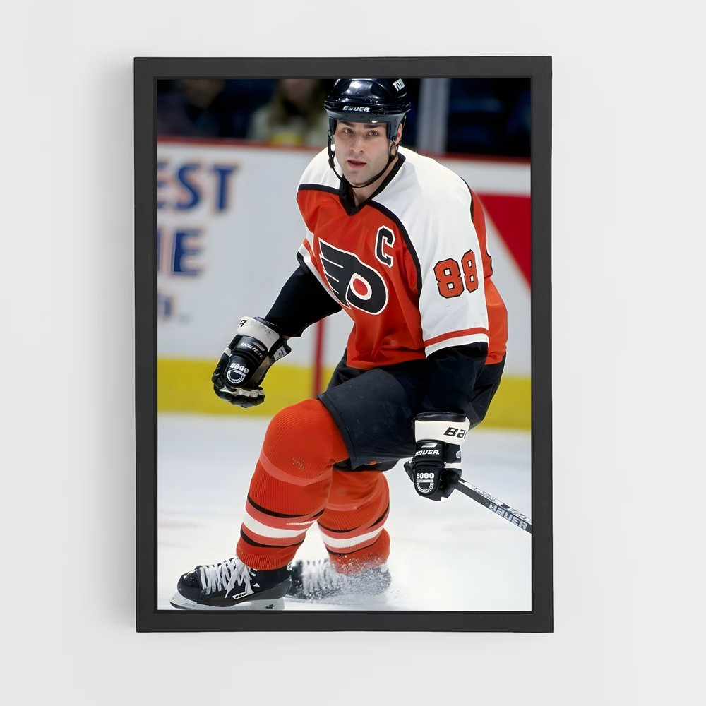 Poster Eric lindros – affiche Hockey sur glace (vue 2)